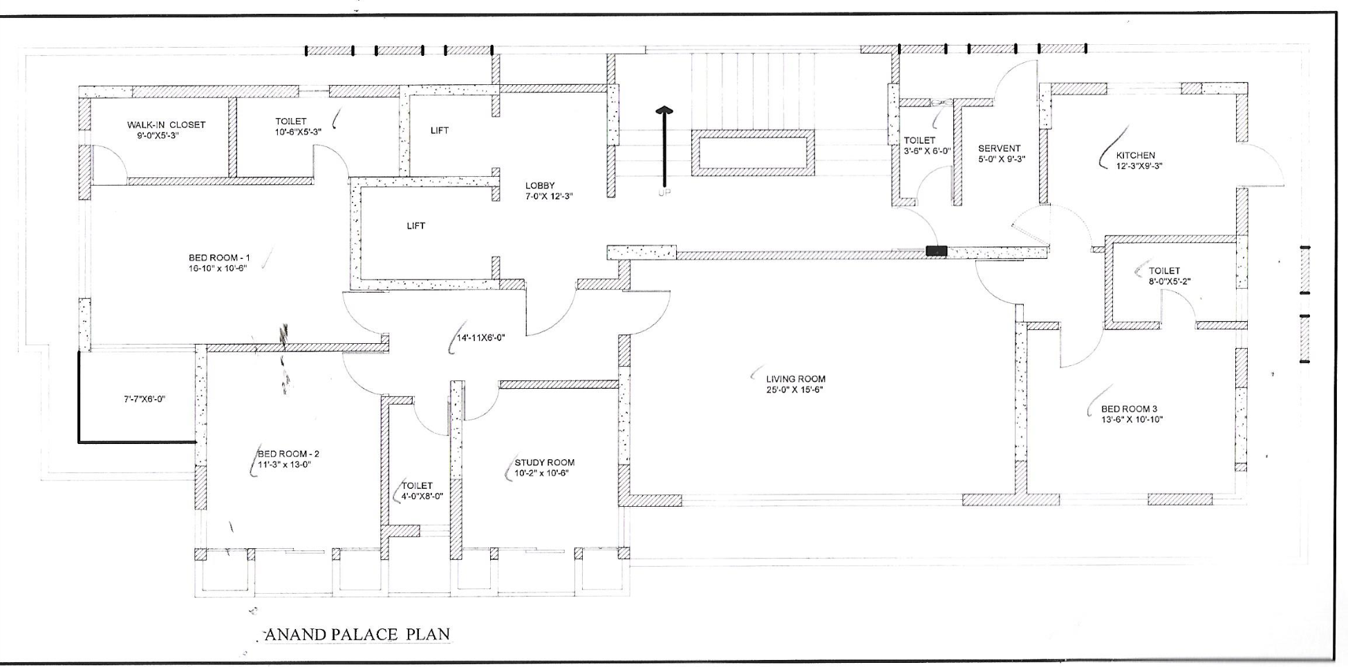 Floor Plan - Anand Palace, Bandra West